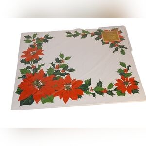 Vintage Hallmark 8 Christmas Placemats New In Unopened Package